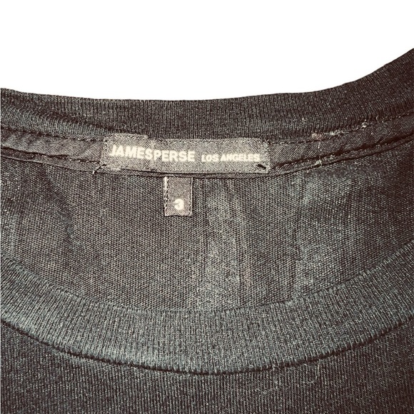 JAMES PERSE MENS BLACK LONG SLEEVE T-SHIRT SIZE LARGE (3) PACIFIC WORLD OF MUSIC - Picture 4 of 8